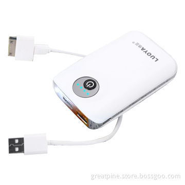 Safety Power Bank with 2 Output Charging for iPhone/Galaxy/All Android Phone, 7800mAh Capacity